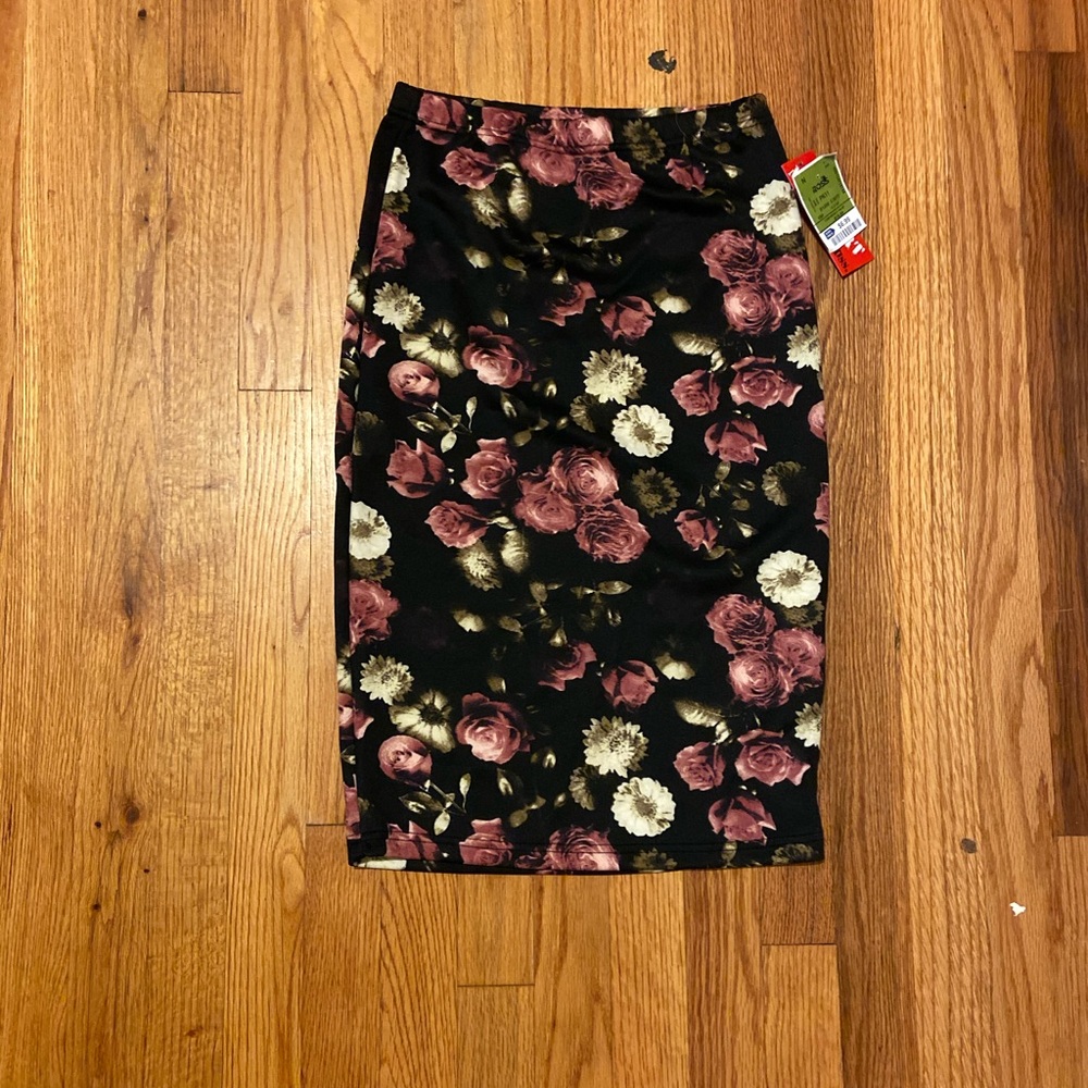 Floral Pencil Skirt